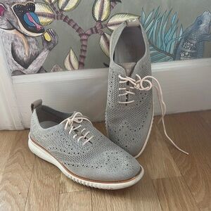 Cole Haan zero grand Gray Oxfords